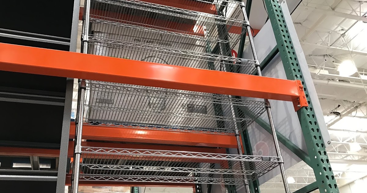Trinity NSF 6Tier Wire Shelving Rack Costco Weekender