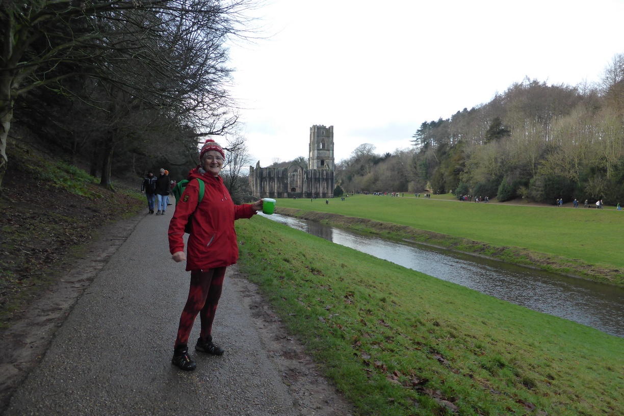 The Rainforest Fund Project Fountains Abbey from Ripon Cathedral Pilgrimage Boxing Day 2018