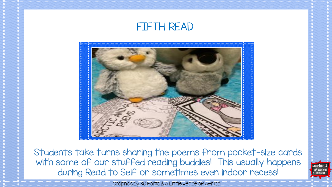 Your primary grade students will love building their reading fluency skills with these poetry activities about penguins and polar bears!