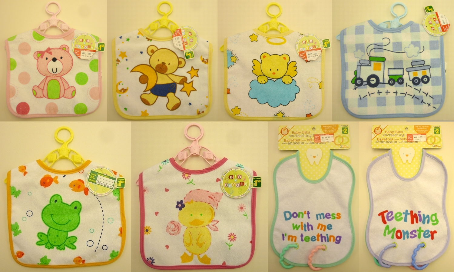 What's on my mind Recall Notice Dollarama Baby Bibs