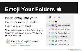 add emoji to your drive folders