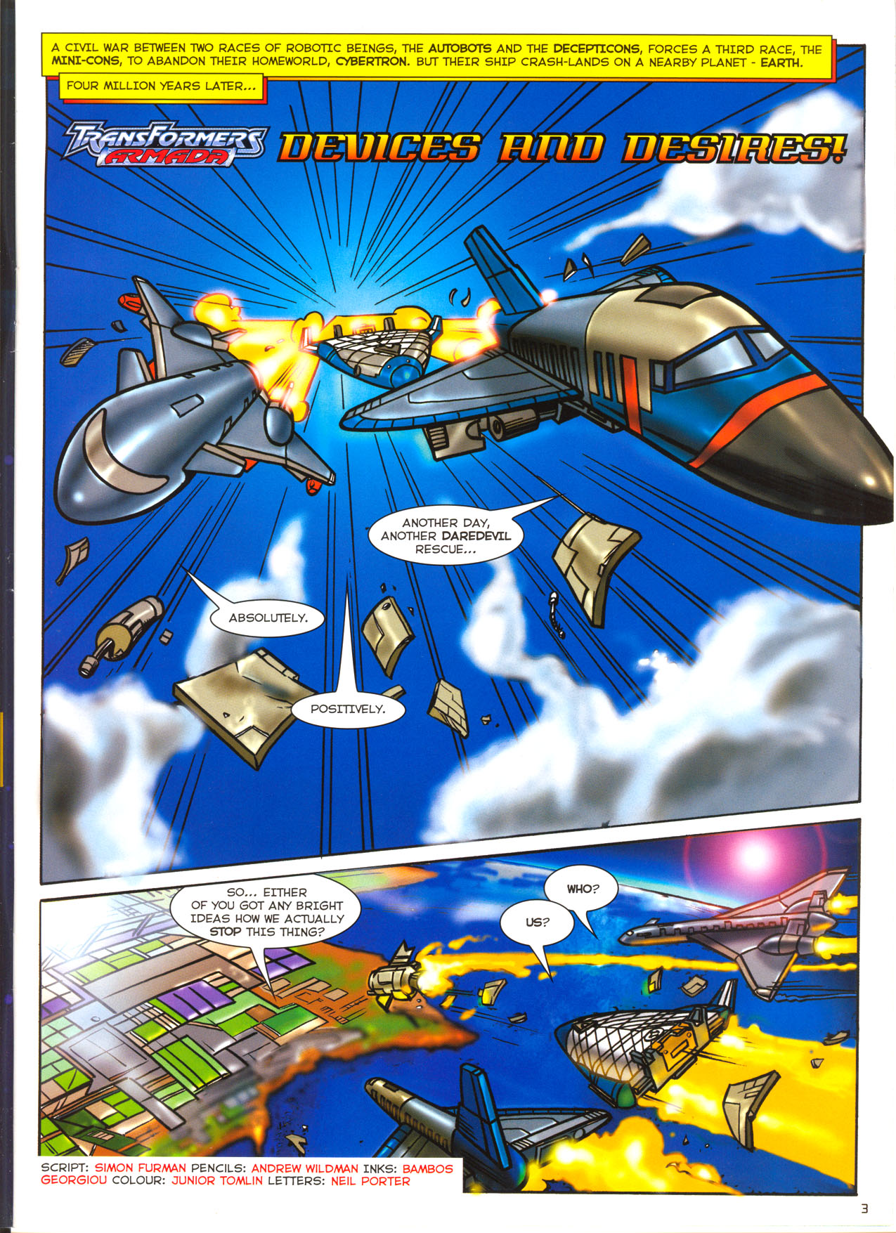 Read online Transformers: Armada (2003) comic -  Issue #5 - 2