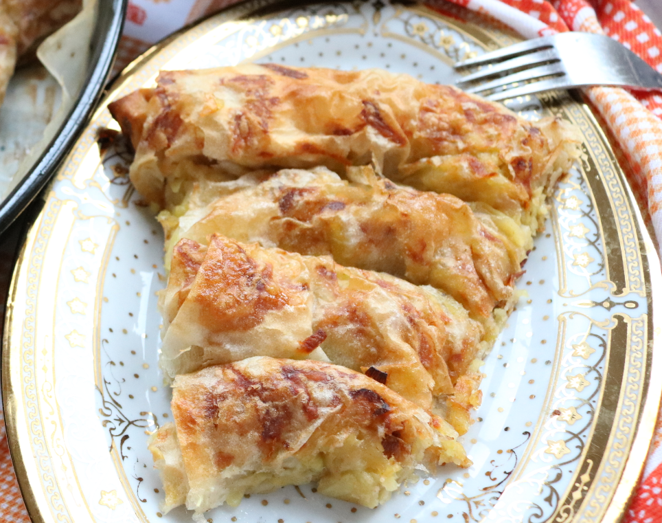 Bakina kuhinja posna brza fantastična pita sa prazilukom i krompirom Bakina kuhinja