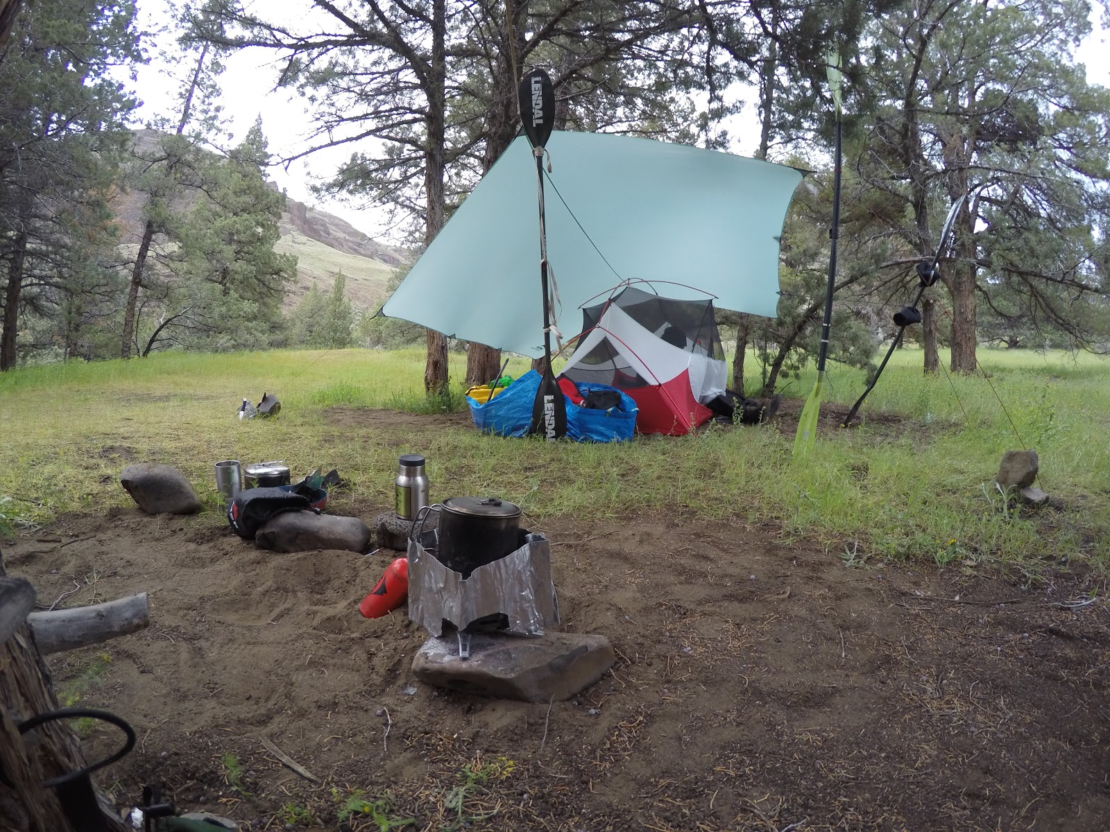 Woman on Water Food for Kayak Camping