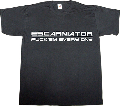 escrache escarni useless spanish politics corruption partido popular pp war terminator movie t-shirt ephemeral-t-shirts