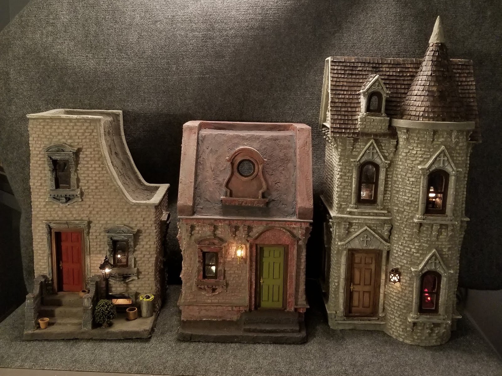 paper mache dollhouse