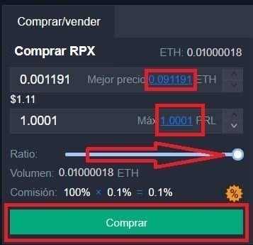 comprar Red Pulse RPX en Kucoin moneda comprar token coin de red pulse tutorial paso a paso