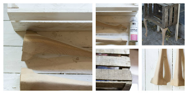 Mueble con caja de fruta diy