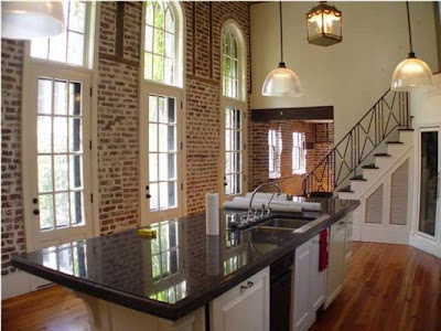 Exposed Brick And Plaster Walls For The Interior Design Of
