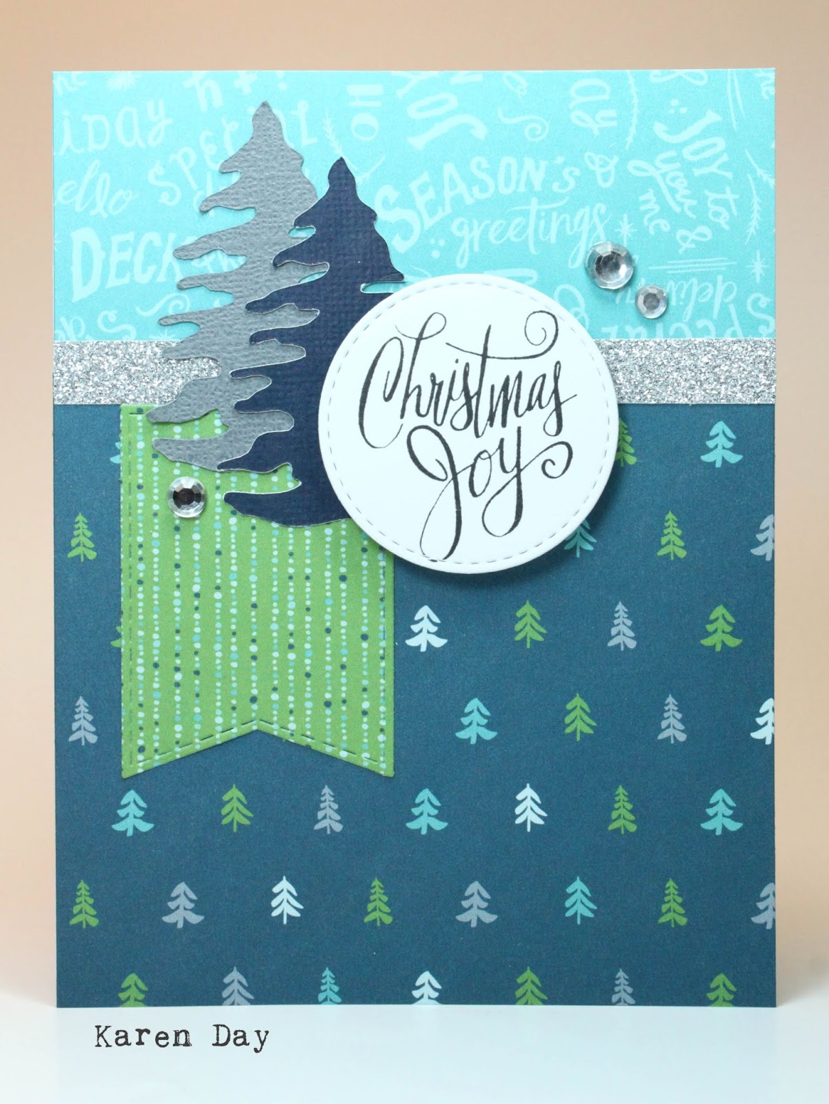 Karen's Creations: Fusion Christmas card