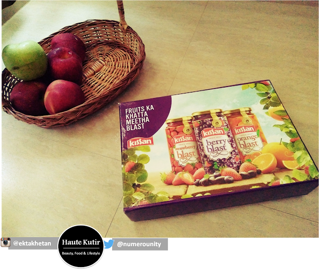 How to Eat The New Fruit Blast Jams by Kissan Haute Kutir
