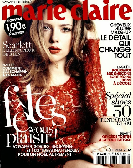 Scarlett Johansson Magazine Photoshoot For Marie Claire France Magazine