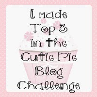 Top 3 at The Cutie Pie Challenge blog