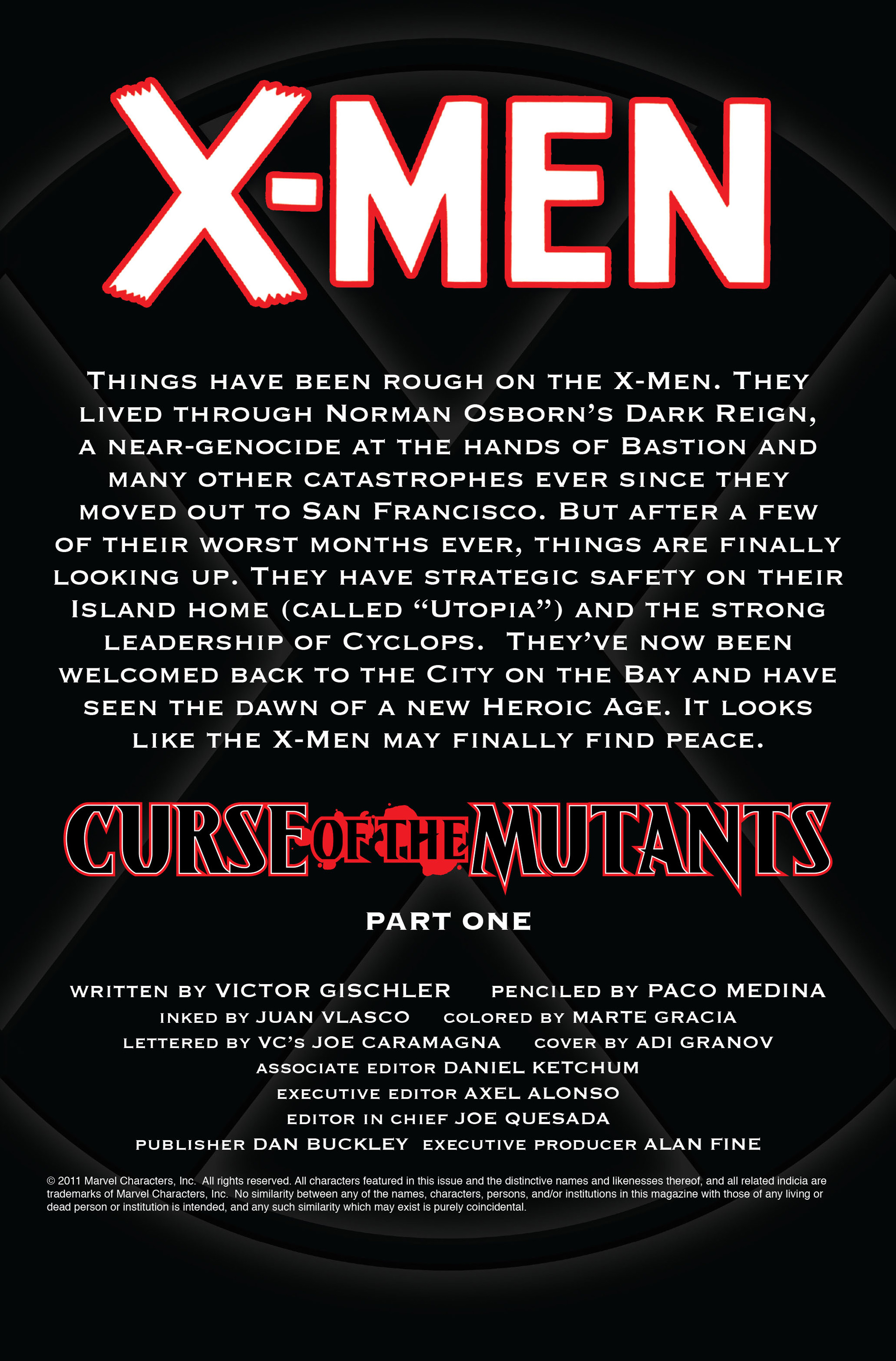 Read online X-Men (2010) comic -  Issue #1 - 2
