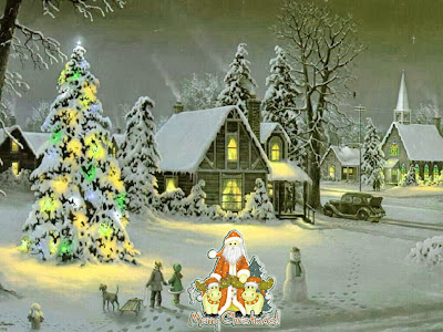 Picture of Merry Christmas wishing Santa Claus