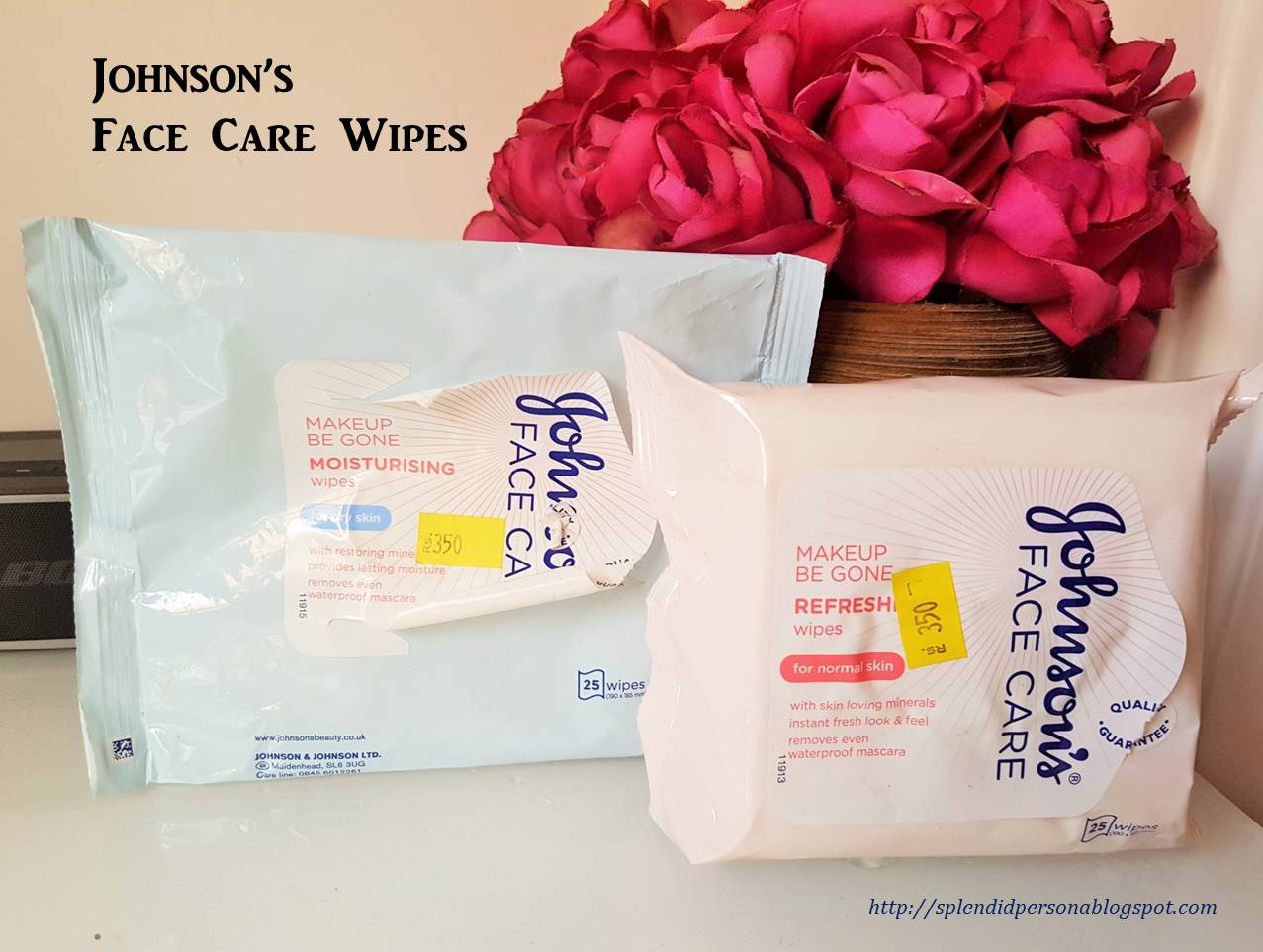 Splendid Persona Make up Be Gone Johnson's Face Care Wipes