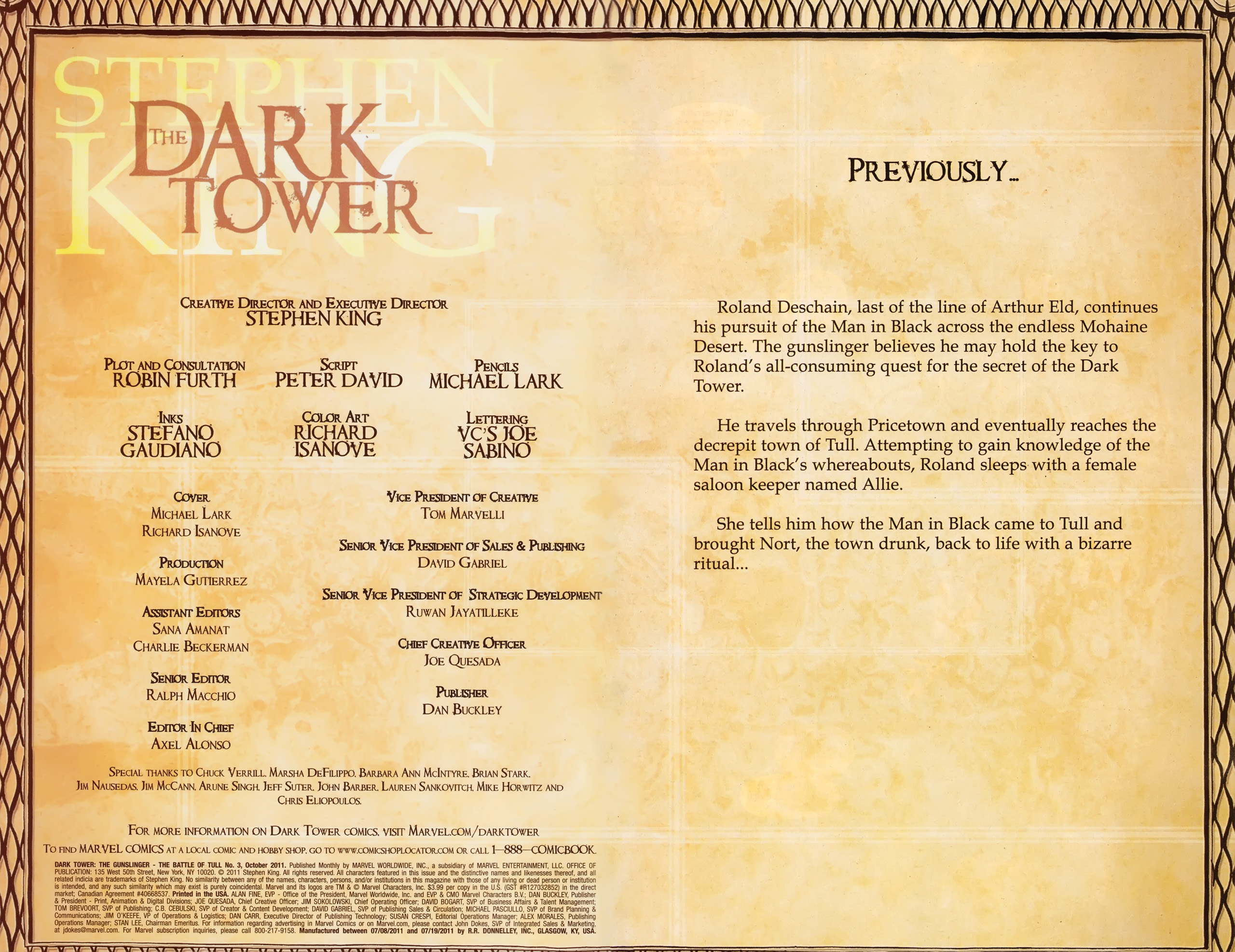 Read online Dark Tower: The Gunslinger - The Battle of Tull comic -  Issue #3 - 2