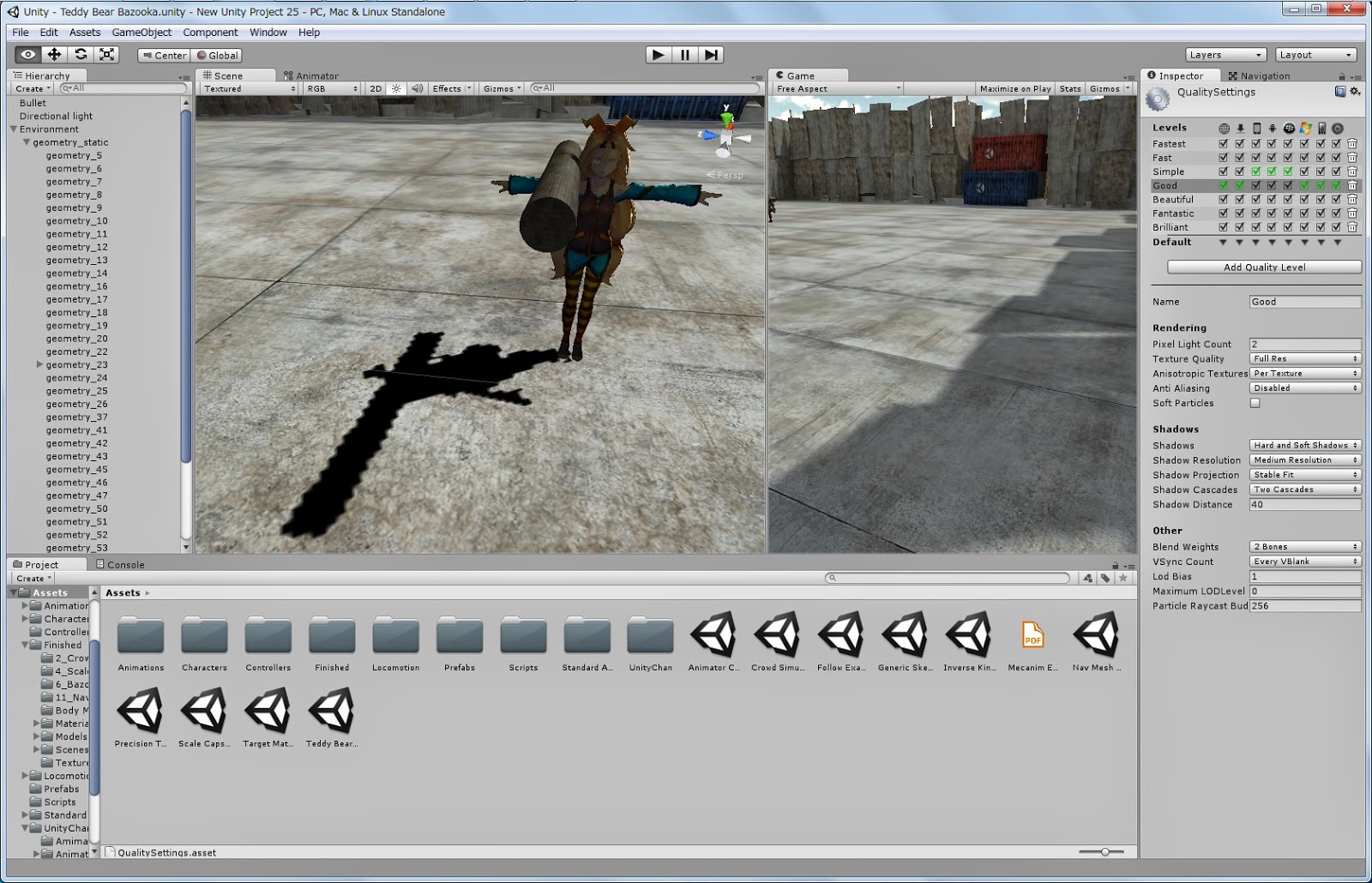 史萊姆的窩兒: [分享]Unity官方3D角色 UNITY-CHAN 使用方法 - 初級篇