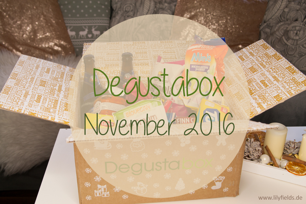 Degustabox - November 2016 - unboxing
