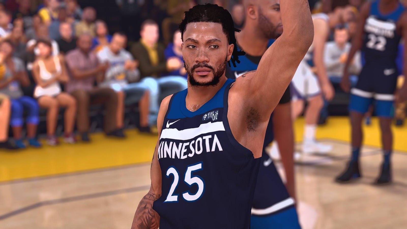 NBA 2K19 Derrick Rose Cyberface [2 versions] by