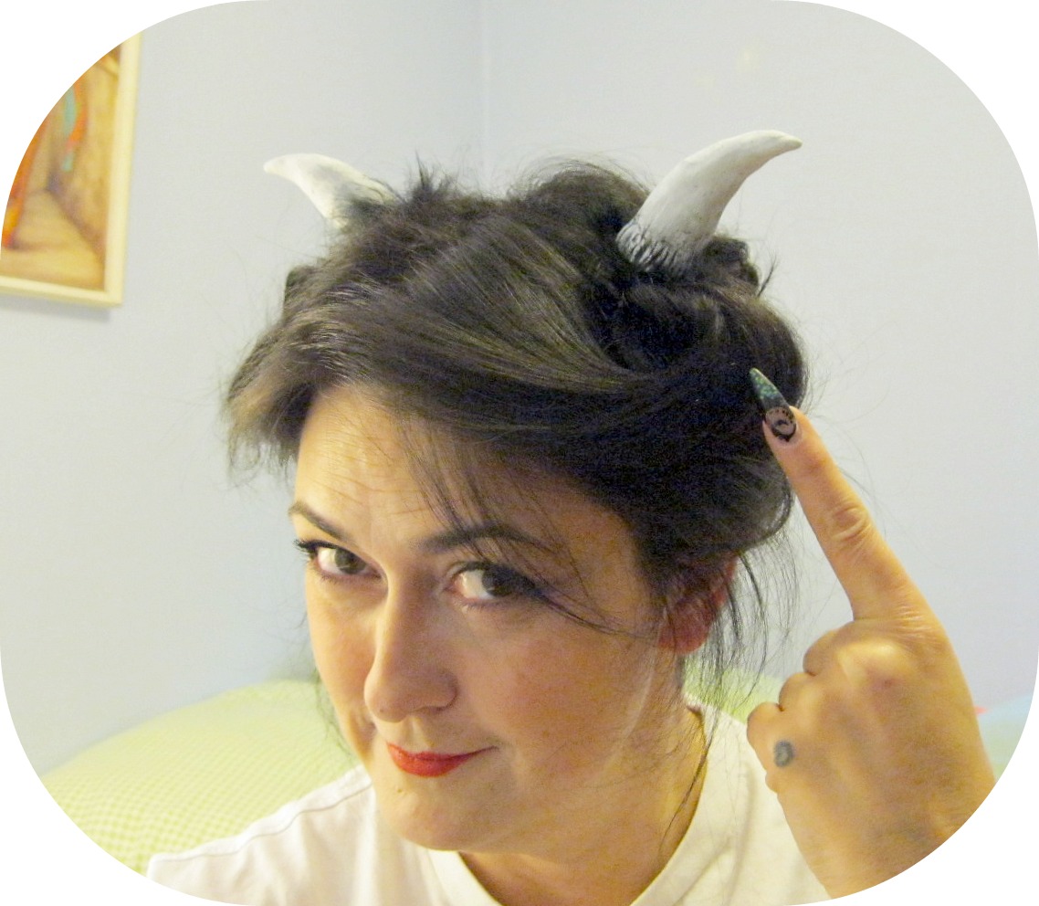 ...Make It With Me Horn Hair Clips