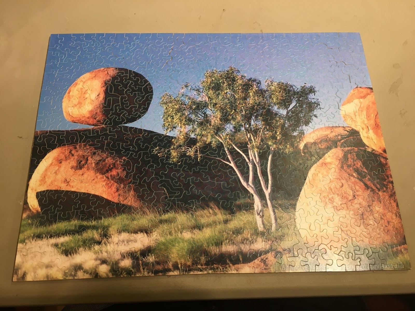 Rebecca's Wooden Jigsaw Puzzles Balancing Boulder, Northern Territory