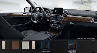 Màu nội thất Mercedes GLS 350d 4MATIC 2015 Nội thất Mercedes GLS 350d 4MATIC 2015 màu Đen 211