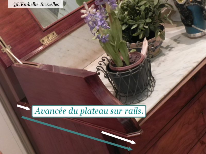 Bricoles Et Girandoles Meuble De Toilette Dit Chemin De Fer