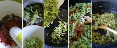 Zubereitungsschritte Lauwarmer Zucchinisalat - marokkanisch angehaucht Zubereitungsschritte Lauwarmer Zucchinisalat - marokkanisch angehaucht