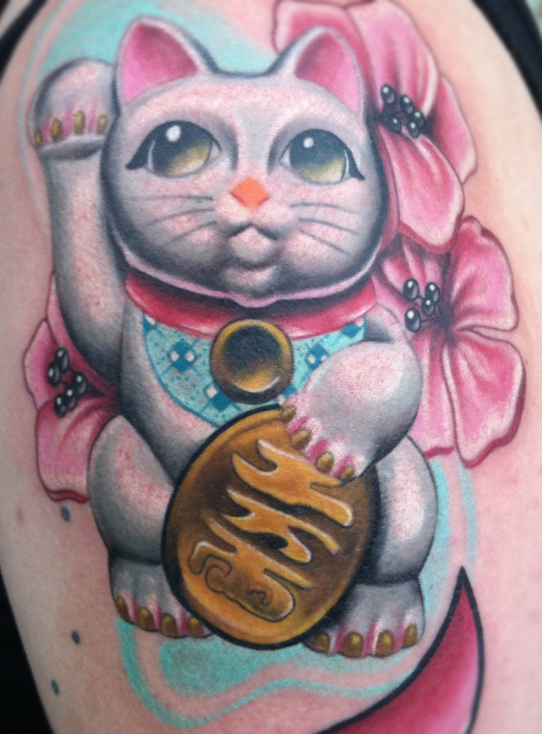 The Trend of Lucky Cat Tattoo Design - Tattoo Designs & Ideas Gallery