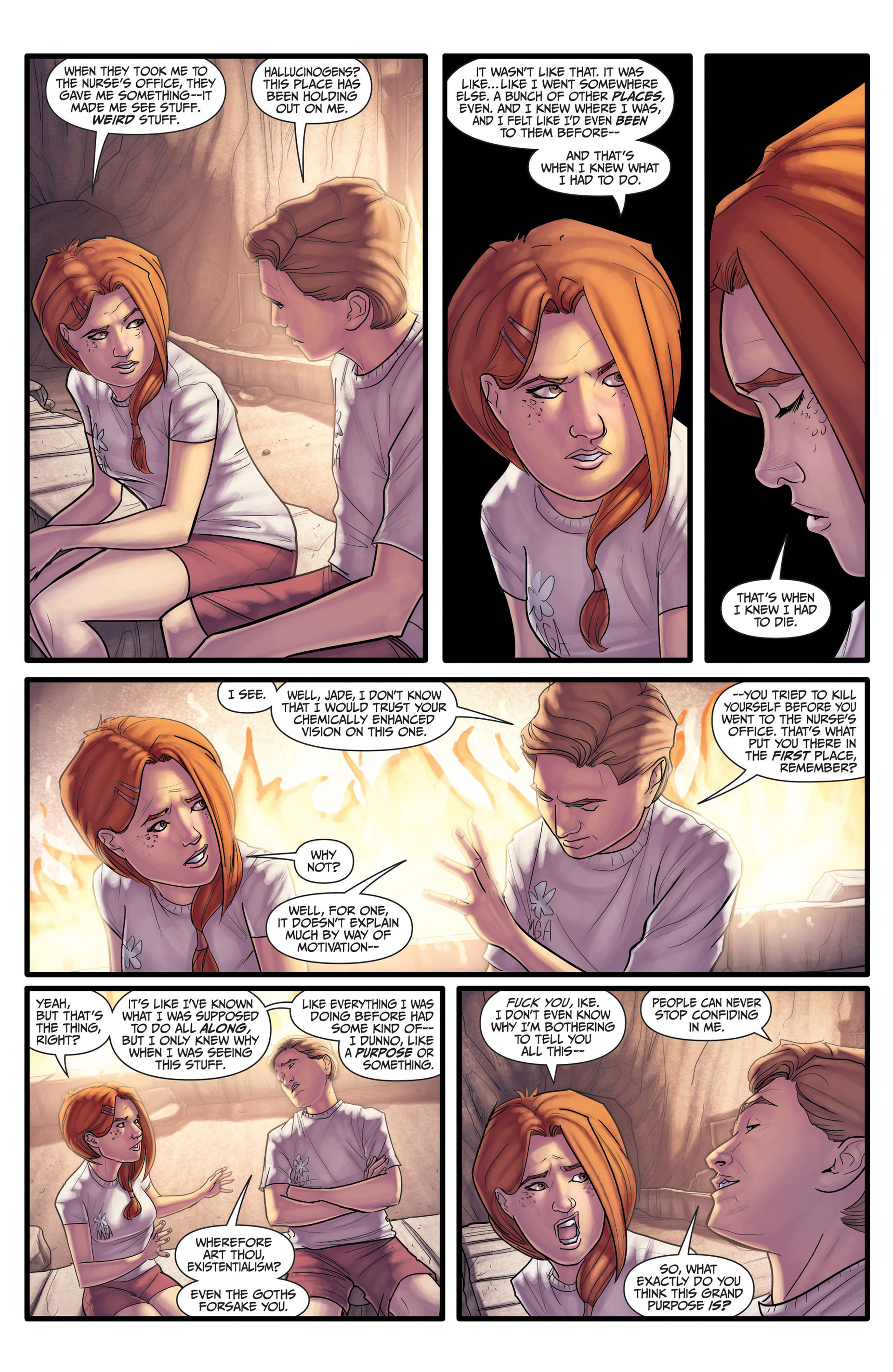 Read online Morning Glories comic -  Issue # _TPB 3 - 160