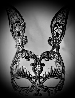 Filigree bunny girl mask from Simply Masquerade