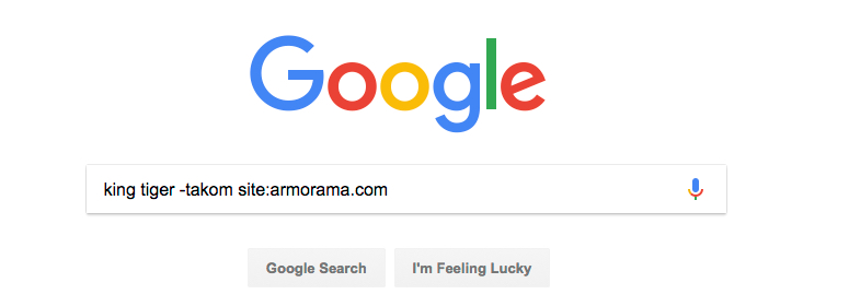 Scale Model Soup: How to search your favorite web site