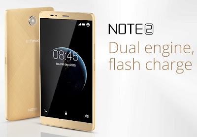 Infinix Note 2, Octacore dengan fitur Fast Charging