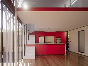 Diseño de Cocinas con Escalera