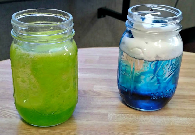 Storms in a Jar Science Experiment for Pre-K | Apples to Applique