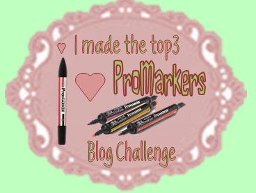 Top 3 at I ♥ ProMarkers Challenge