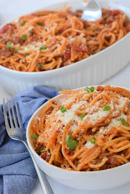 This Instant Pot Spaghetti is an easy meal to make for family dinner