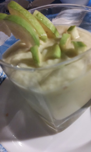 Crema Fría De Manzana Y Puerro
