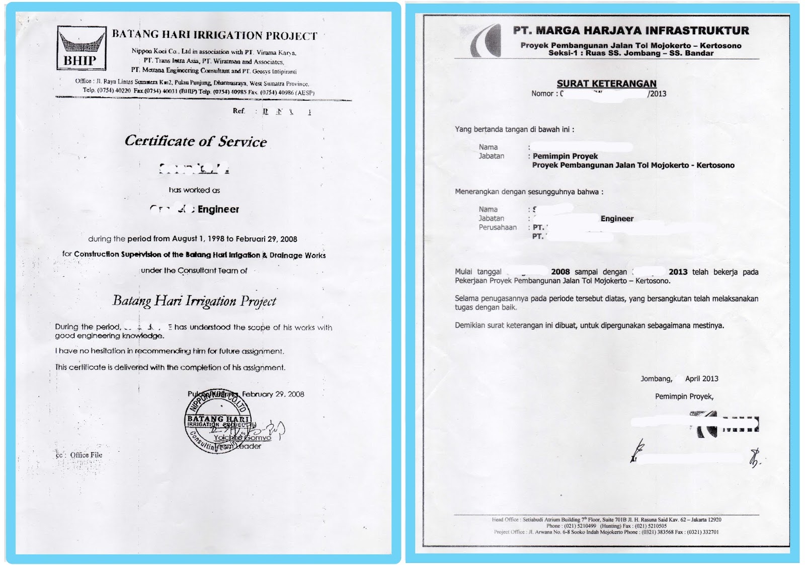 Pentingnya Surat Referensi Pengalaman Tenaga Ahli Info