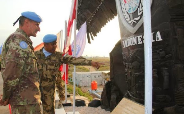 Jenderal Italia resmikan 'Patung Garuda' di Lebanon