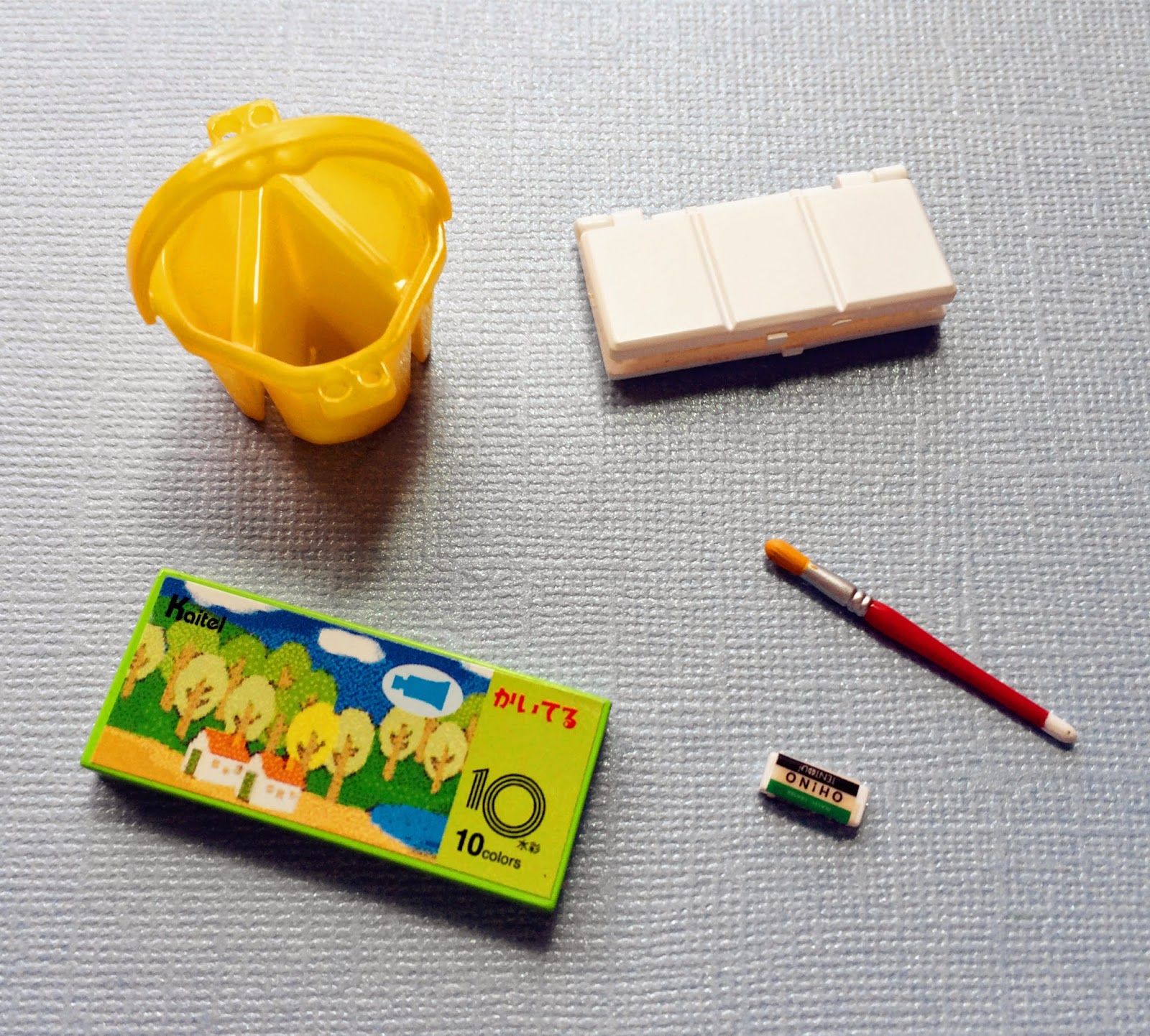 Set De Bureau Miniature RE-MENT – Pupitre Accessoires 2006 – 1/6ème – Rare Occasion