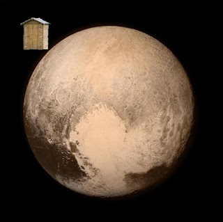 shed around Pluto