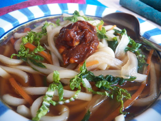 Sambal Kagang Udon Noodle Soup for #ChefYaki #Fortune