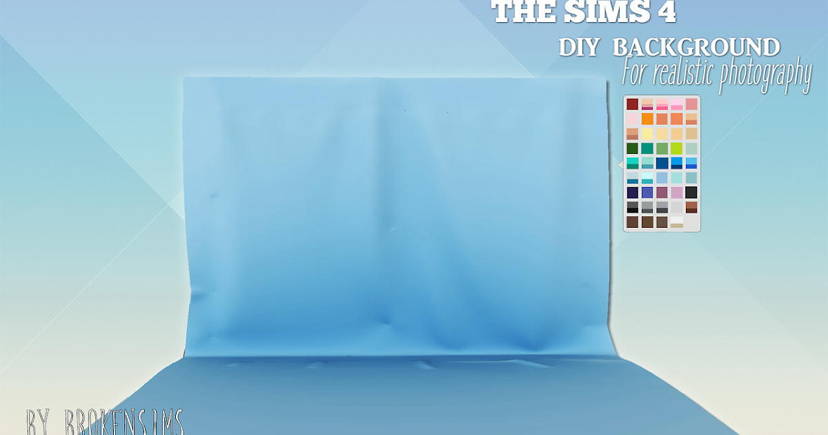 Sims 4 CC's The Best DIY Photography Backdrop by BrokenSims