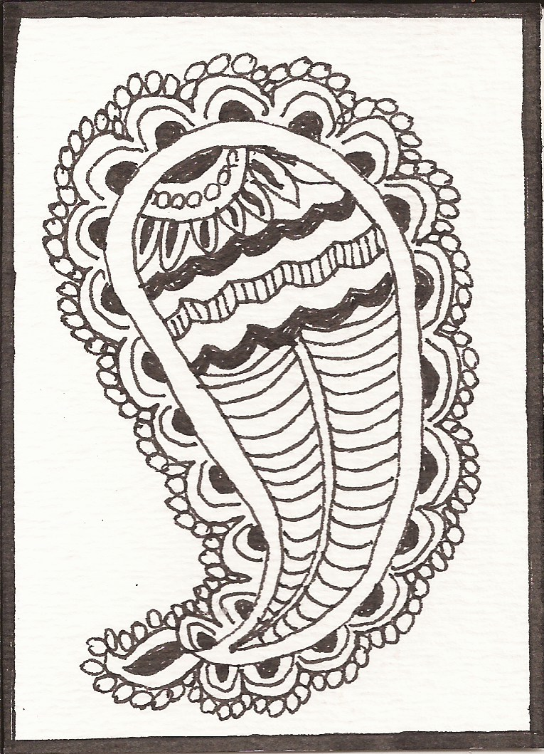 Mail Me Some Art Black And White Doodle ATC Part 2 Mail Me Some Art Black And White Doodle ATC Part 2