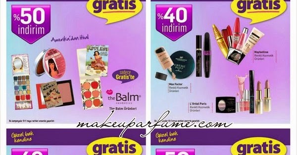 Makeuparfume Guzellik Blogu Makyaj Parfum Alisveris Bakim Beauty Makeup Skincare Gratis Anneler Gunu Indirimi Indirimdeki Tum Markalar The Balm Wet N Wild
