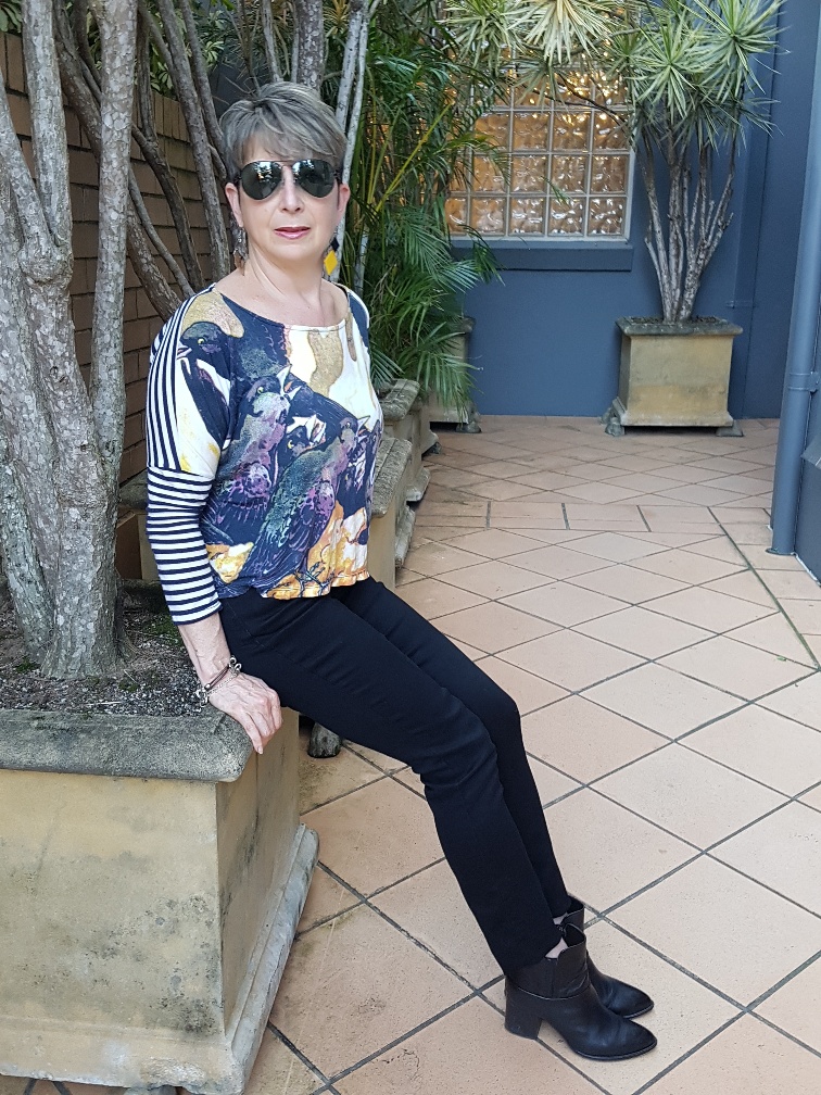 Looking Fabulous @ Fifty: MY TAKE ON A ROCKER STYLE OUTFIT
