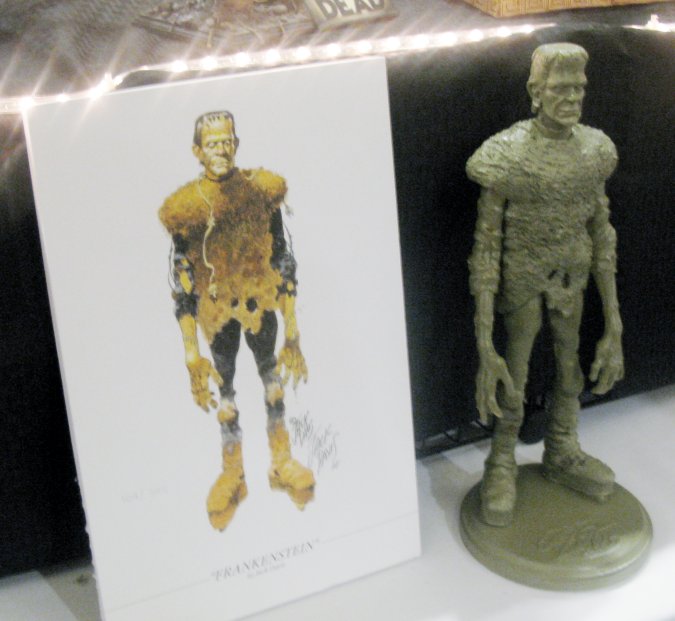 We were sorely tempted by this awesome three-dimensional representation of the classic Jack Davis illustration of Frankenstein's Monster.