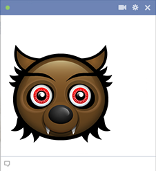 Werewolf Facebook Emoticon